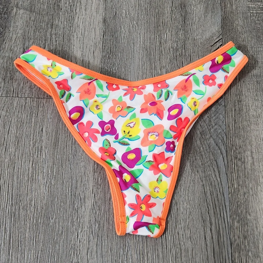 New!Frankies Bikini‎ Dove Shine Classic Bikini Bottom